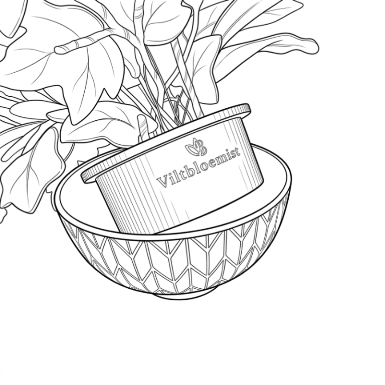 stengelnest voor viltbloemen